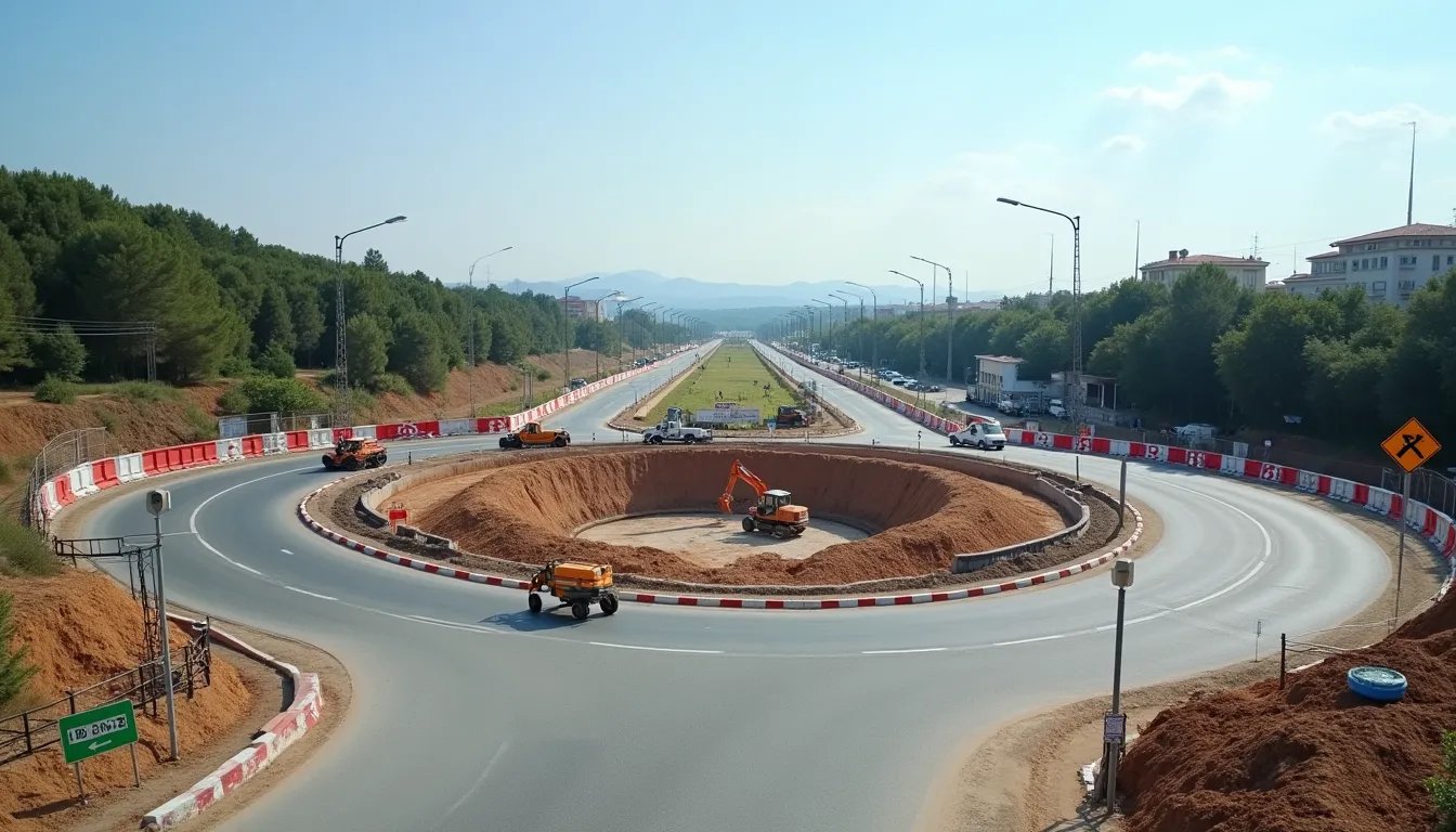 Imperia, al via i lavori per la nuova rotatoria tra via Serrati e via Diano Calderina