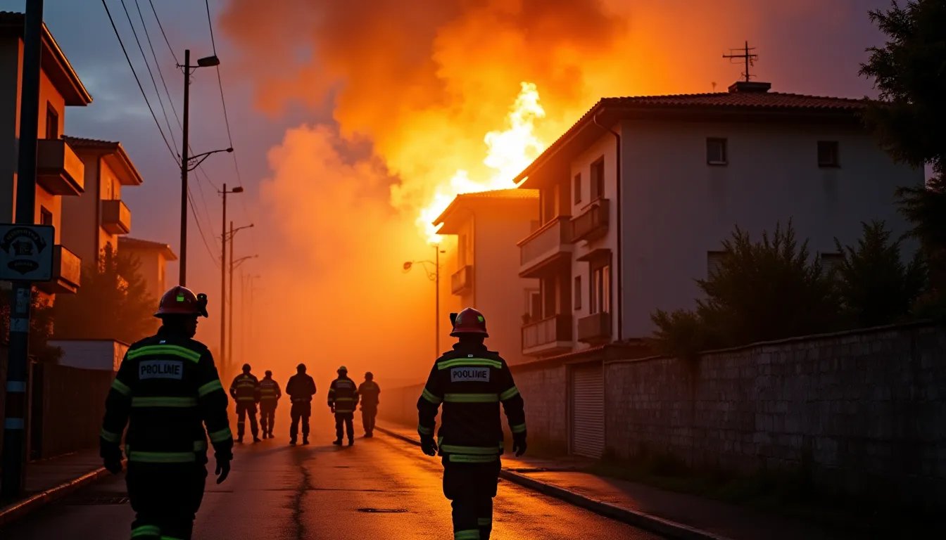 Imperia, fulmine colpisce un tetto di un’abitazione e provoca un incendio: residenti evacuati