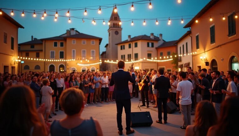 La banda musicale di Pompeiana in concerto a Cipressa il 18 agosto